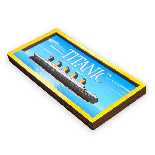 An angle from the bow of the ship showing the depth of the two layer effect.