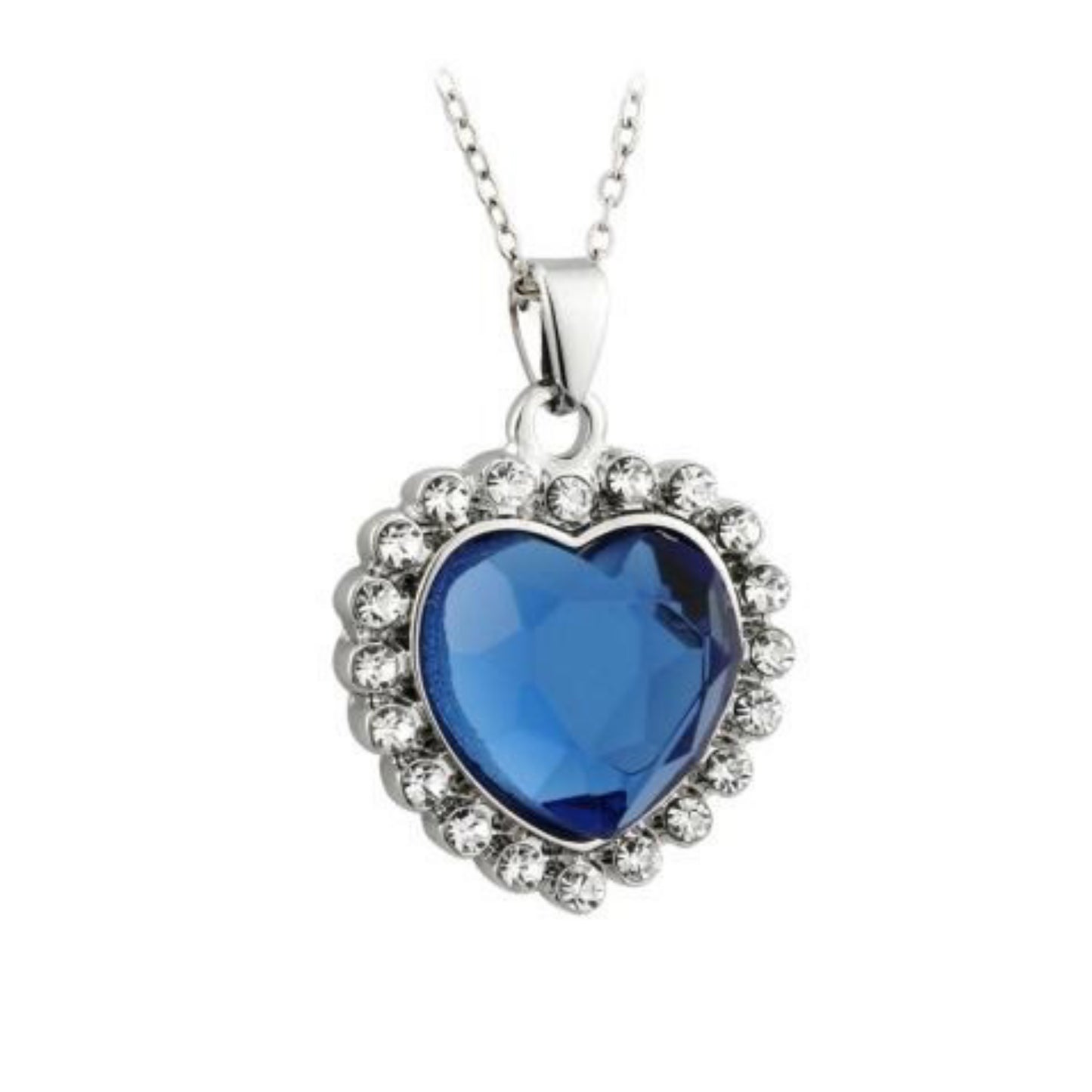 Titanic by Solvar - Precision Cut Crystal Heart Necklace