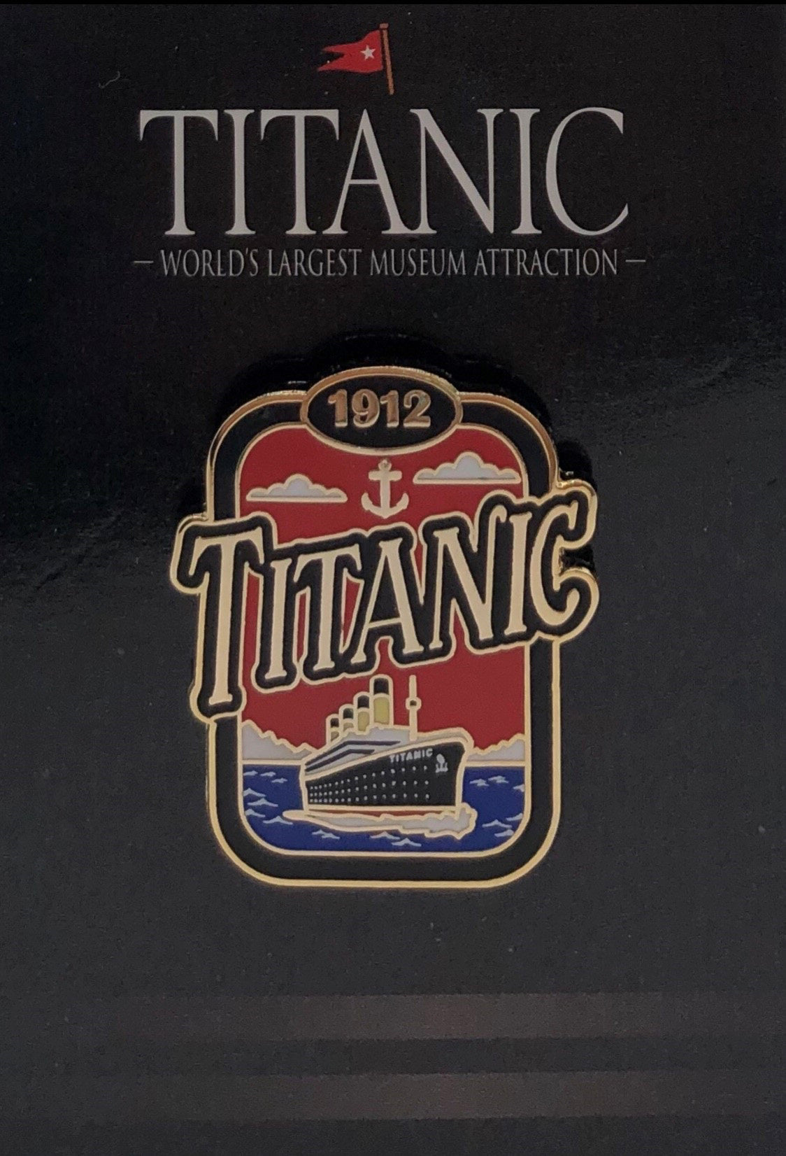 Titanic Zeppelin Lapel Pin
