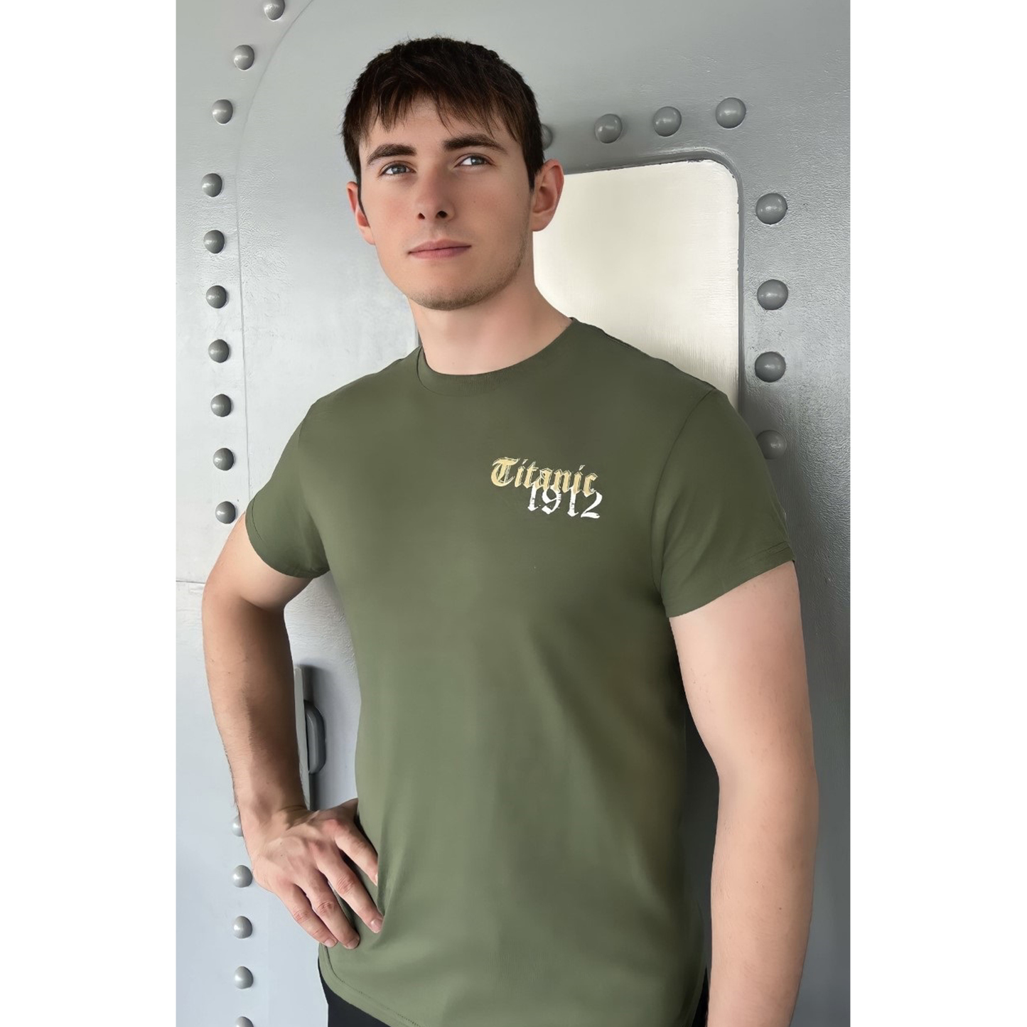 Green Calligraphy Titanic 1912 T Shirt