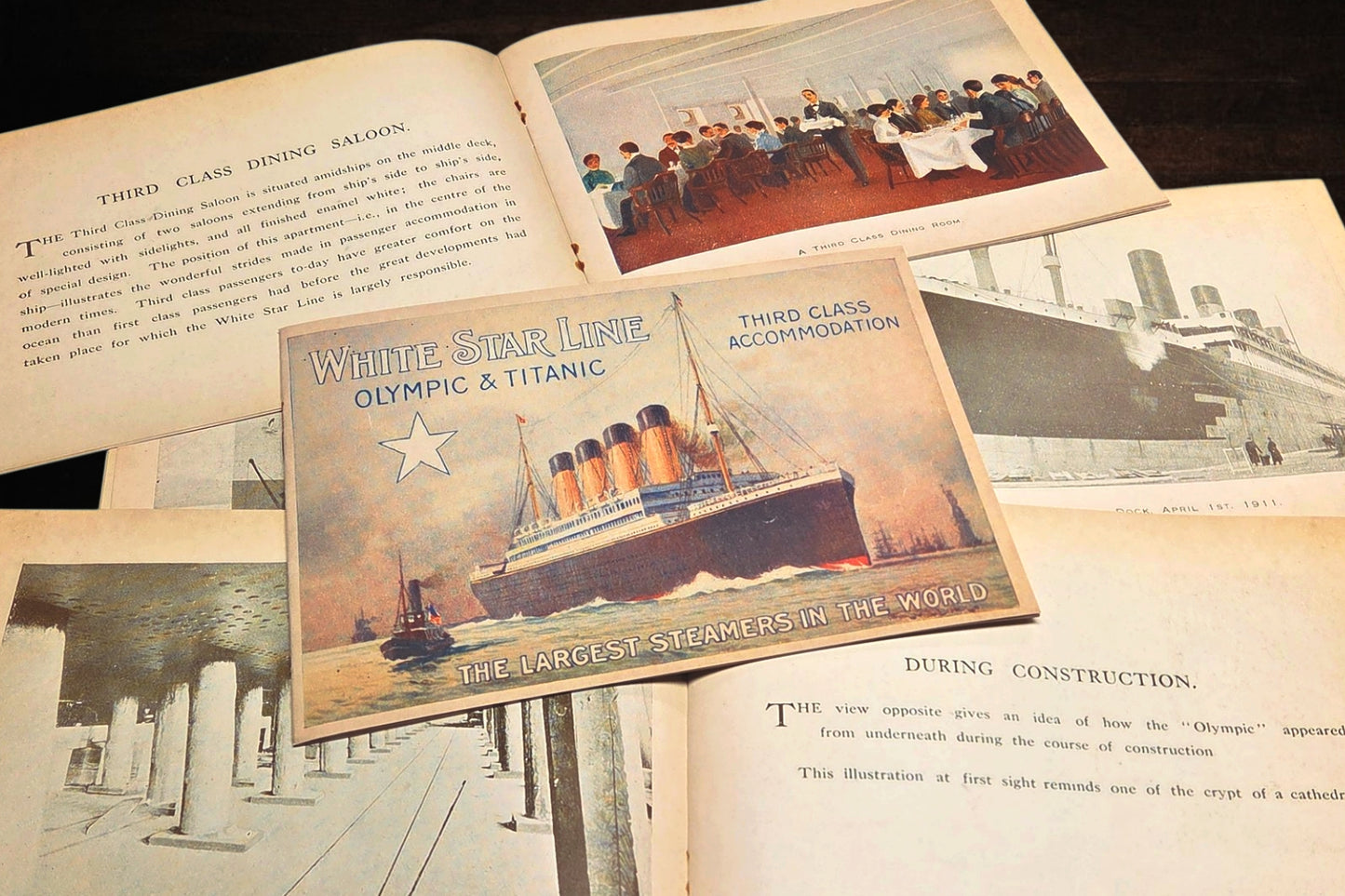 3rd Class Accommodations Replica Booklet