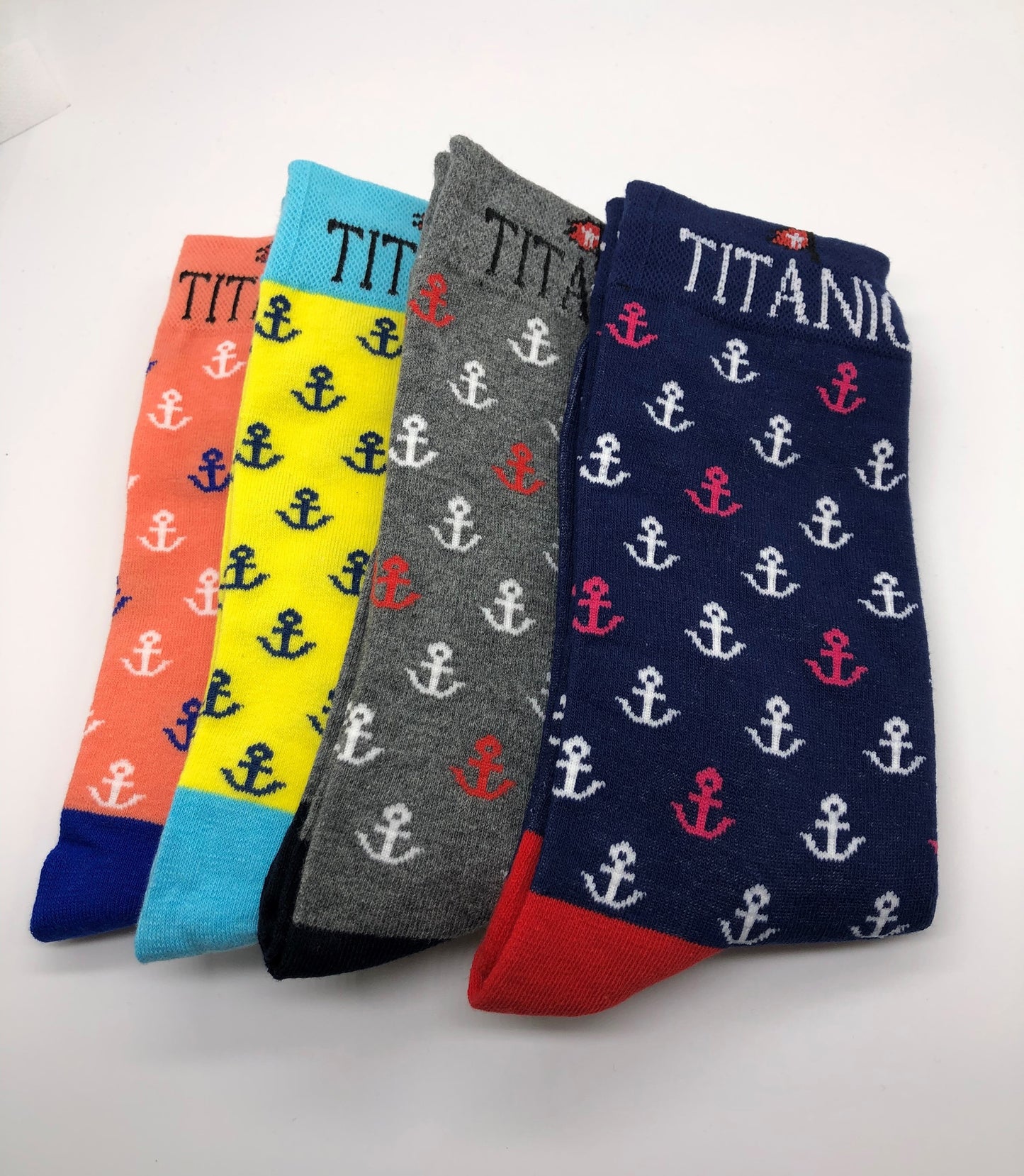 Titanic Anchor Socks