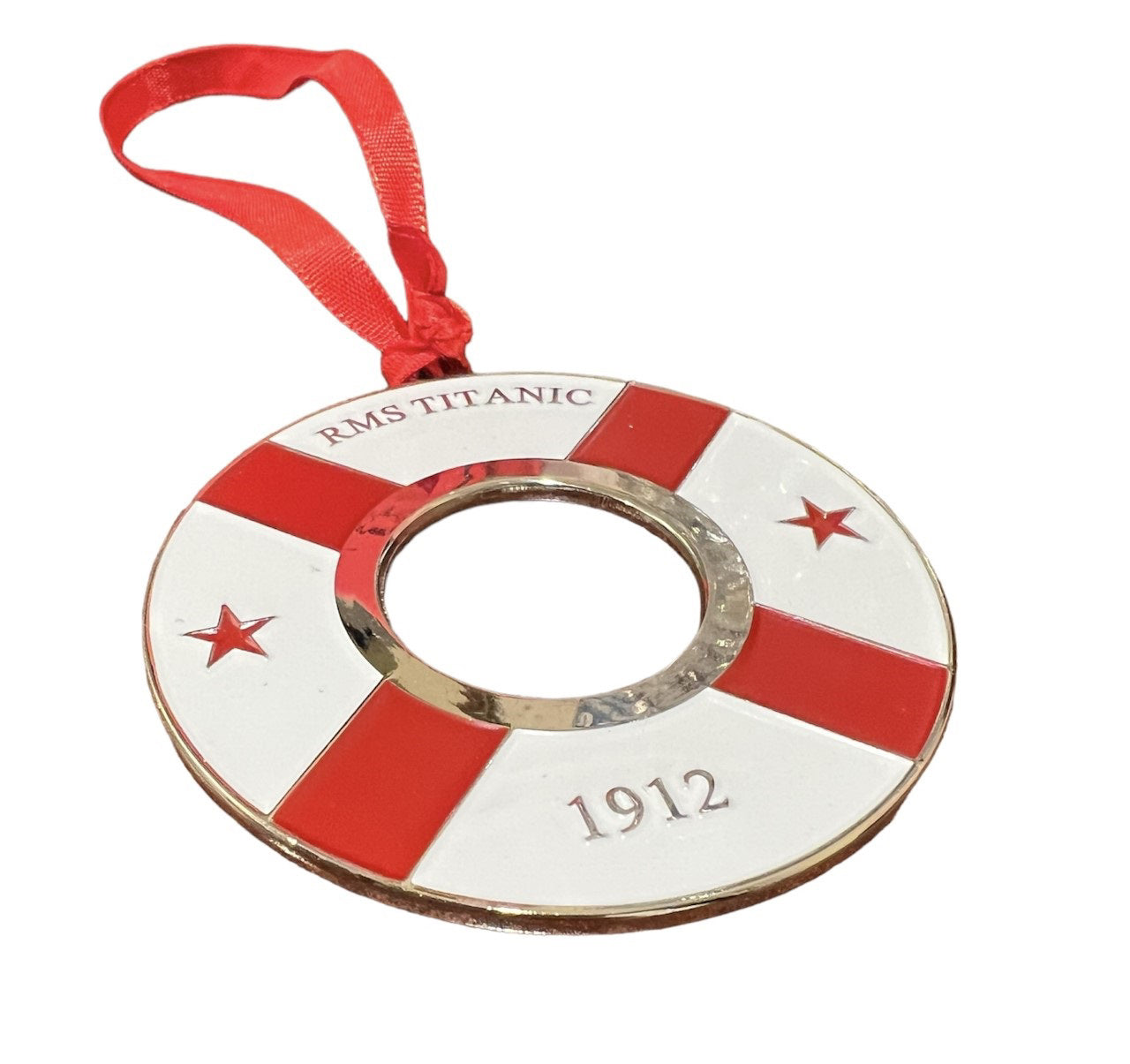 Metal Life Ring Ornament