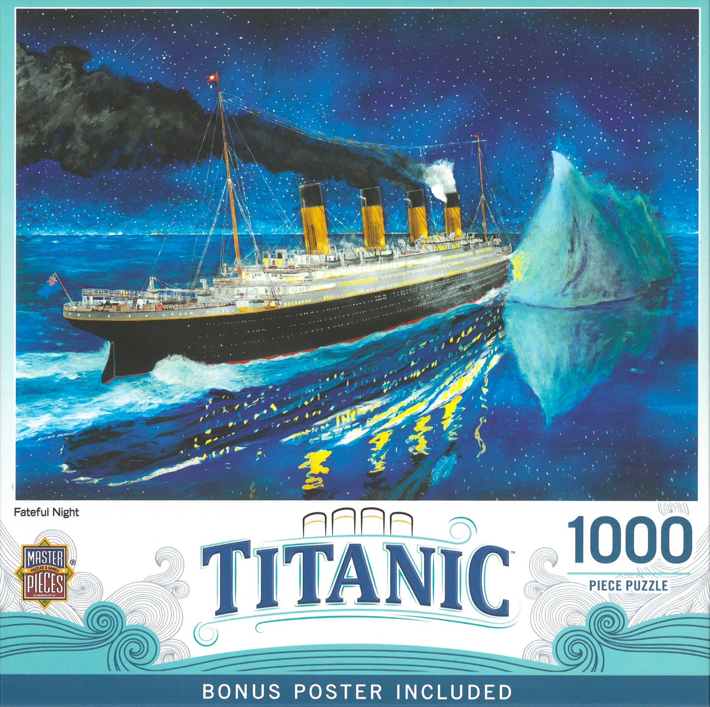 Titanic Fateful Night 1000 Piece Puzzle