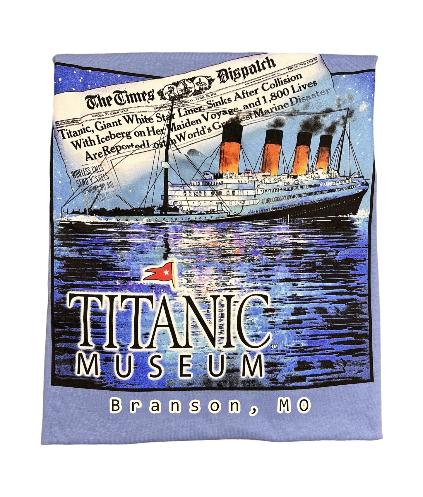 Titanic Headlines T Shirt - Branson, MO