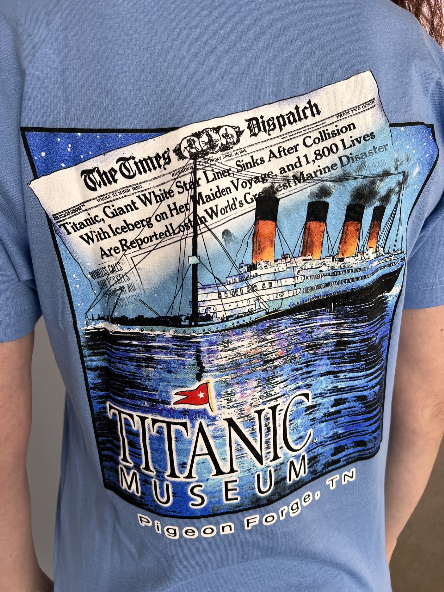 Titanic Headlines T-Shirt - Pigeon Forge, TN
