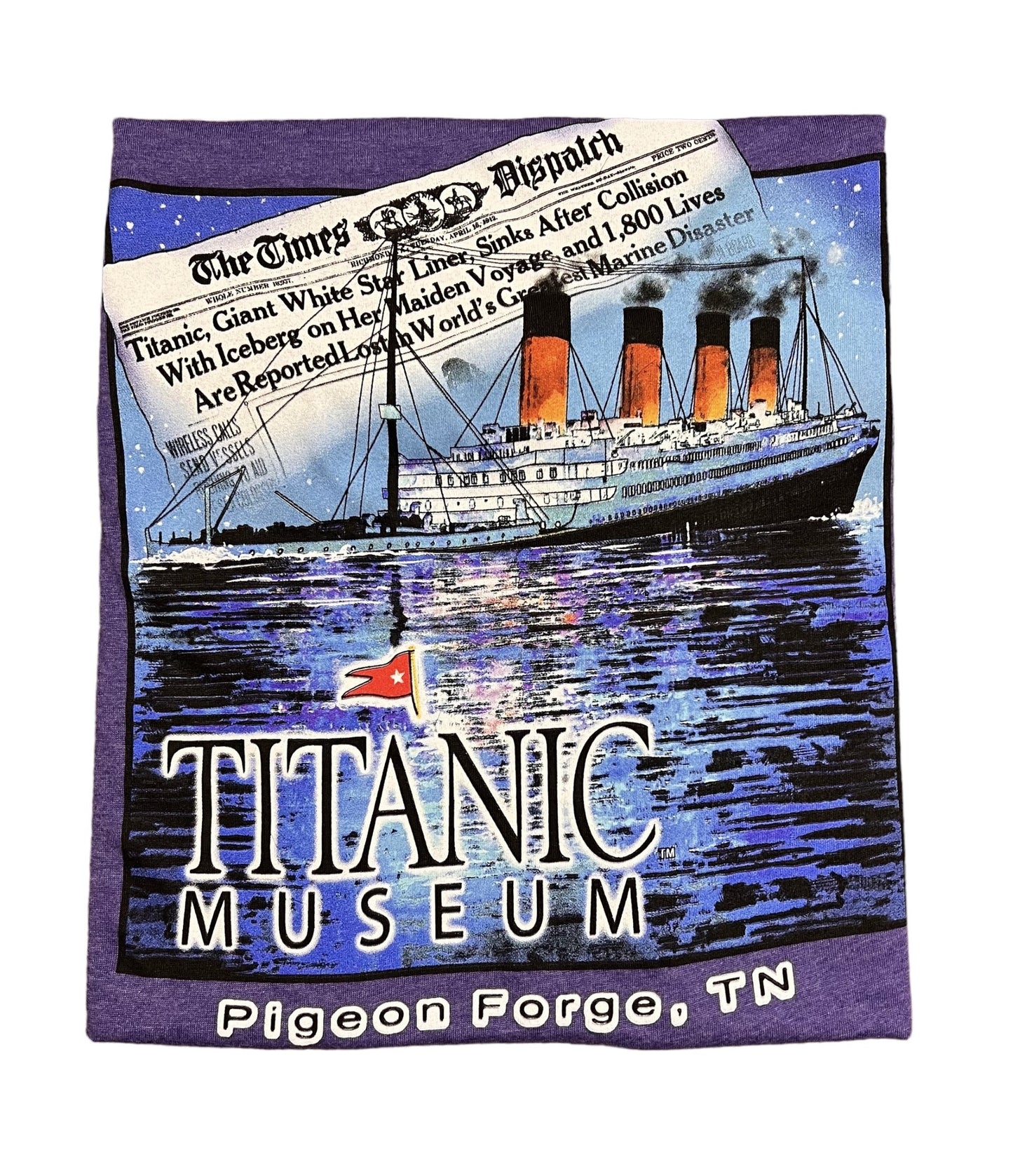 Titanic Headlines T-Shirt - Pigeon Forge, TN