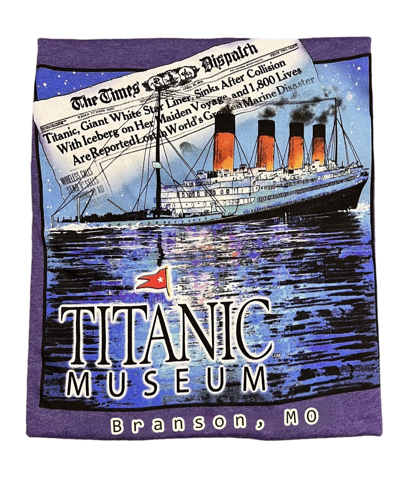 Titanic Headlines T Shirt - Branson, MO
