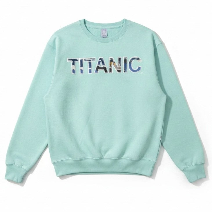 Titanic In Letters Crew Sweatshirt