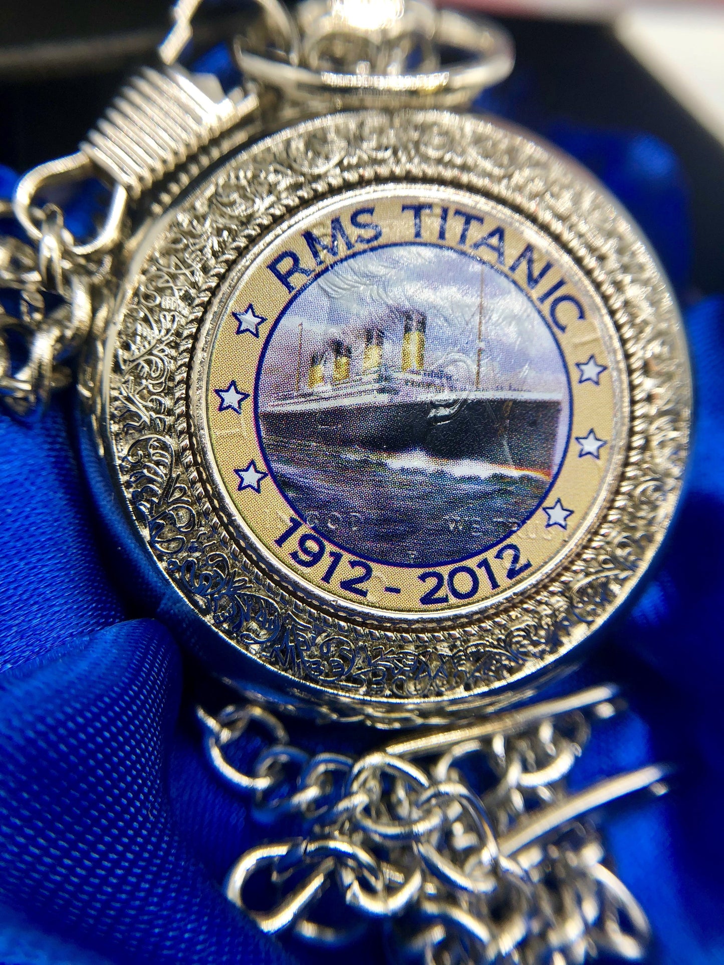 Titanic JFK Coin Pocket Watch