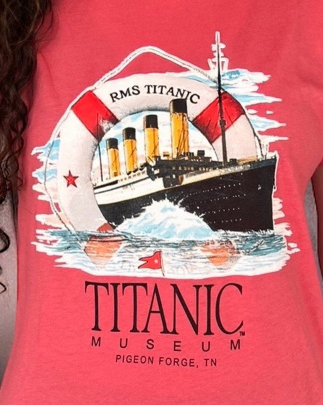 Titanic Life Ring Soft Fitted T-Shirt - Pigeon Forge, TN