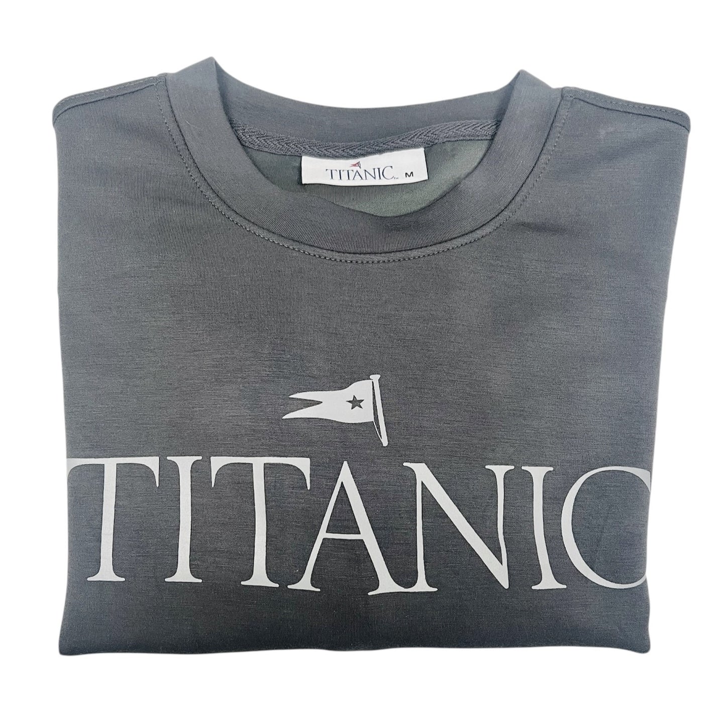 Titanic Oversized Modal Long Sleeve Crop Top