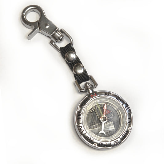 Titanic Pewter Compass Clip