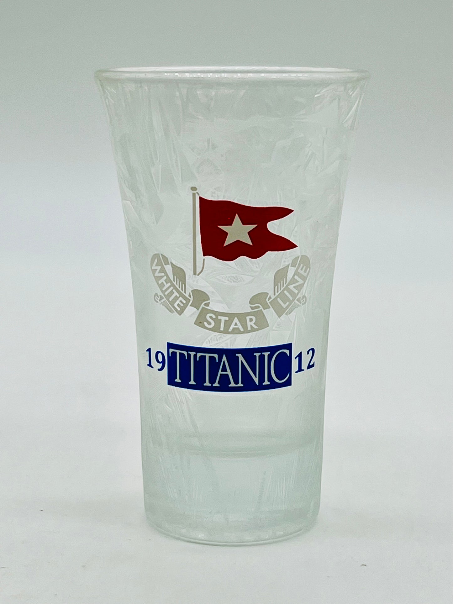 Titanic Icy Crackle Frost Tall Shot Glass