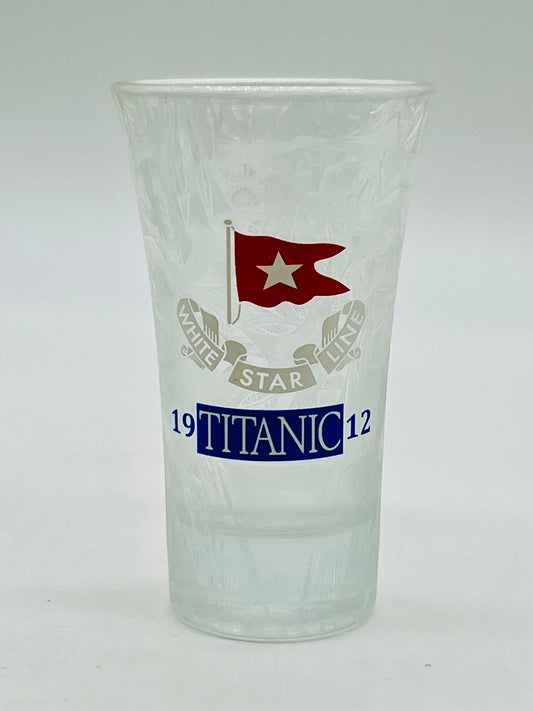 Titanic Icy Crackle Frost Tall Shot Glass