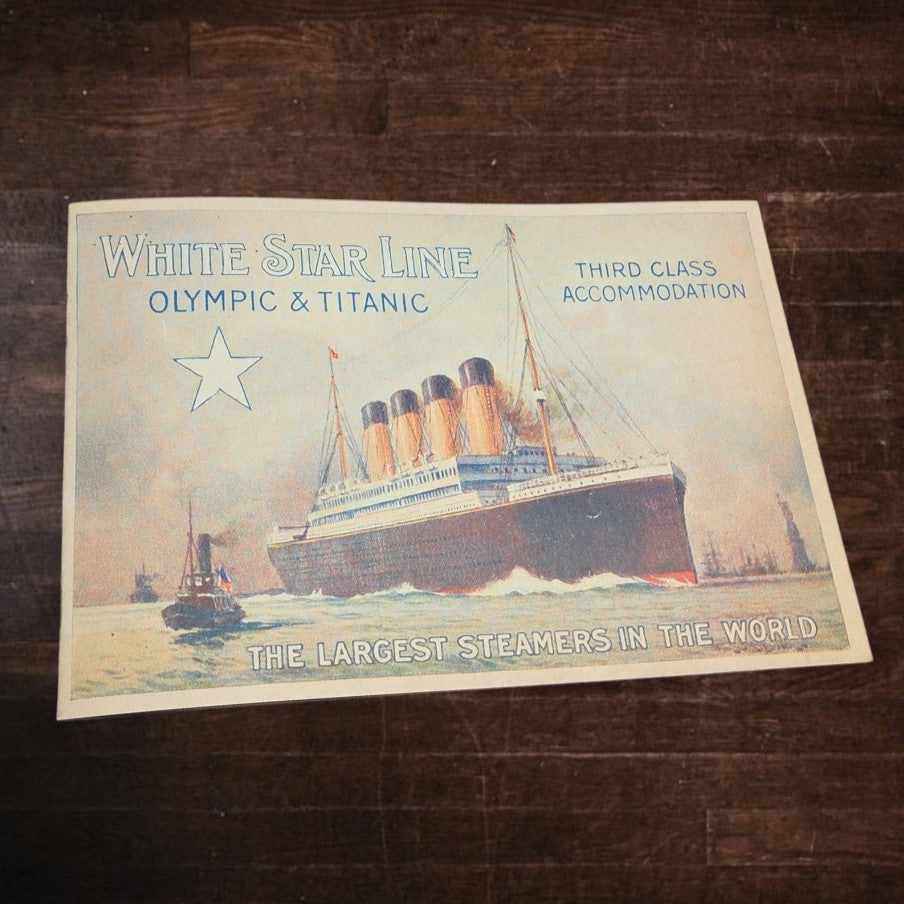 3rd Class Accommodations Replica Booklet