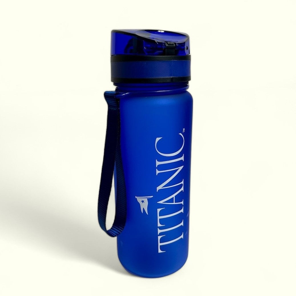 Titanic Midnight Blue Locking Flip-Top Water Bottle