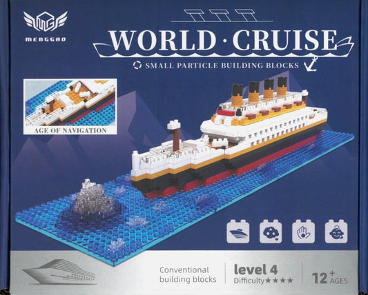 World Cruise Titanic 604 Piece Micro Block Kit