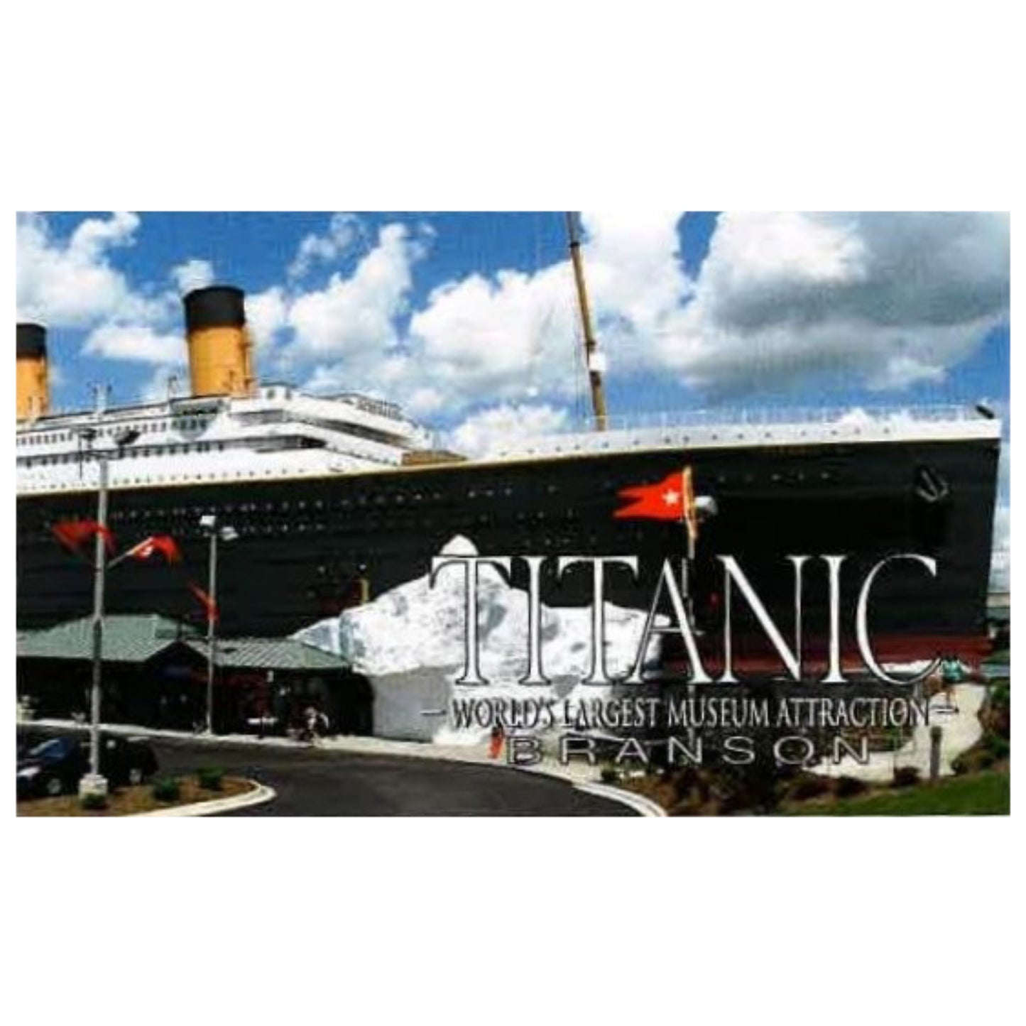 Vinyl Sticker Titanic Museum in Branson