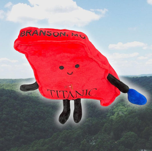 Titanic Missouri State Shaped Plush with Blue Heart