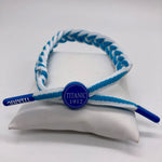 BRAIDED BRACELET WITH TITANIC LOGO IN ASSORTED COLORS