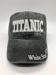 TITANIC CAP WITH WHITE STAR LINE ON BRIM