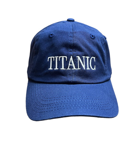 ANCHORS AWAY! TITANIC YOUTH BLUE CAP