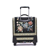 FLOWER TAPESTRY ROLLING SUITCASE